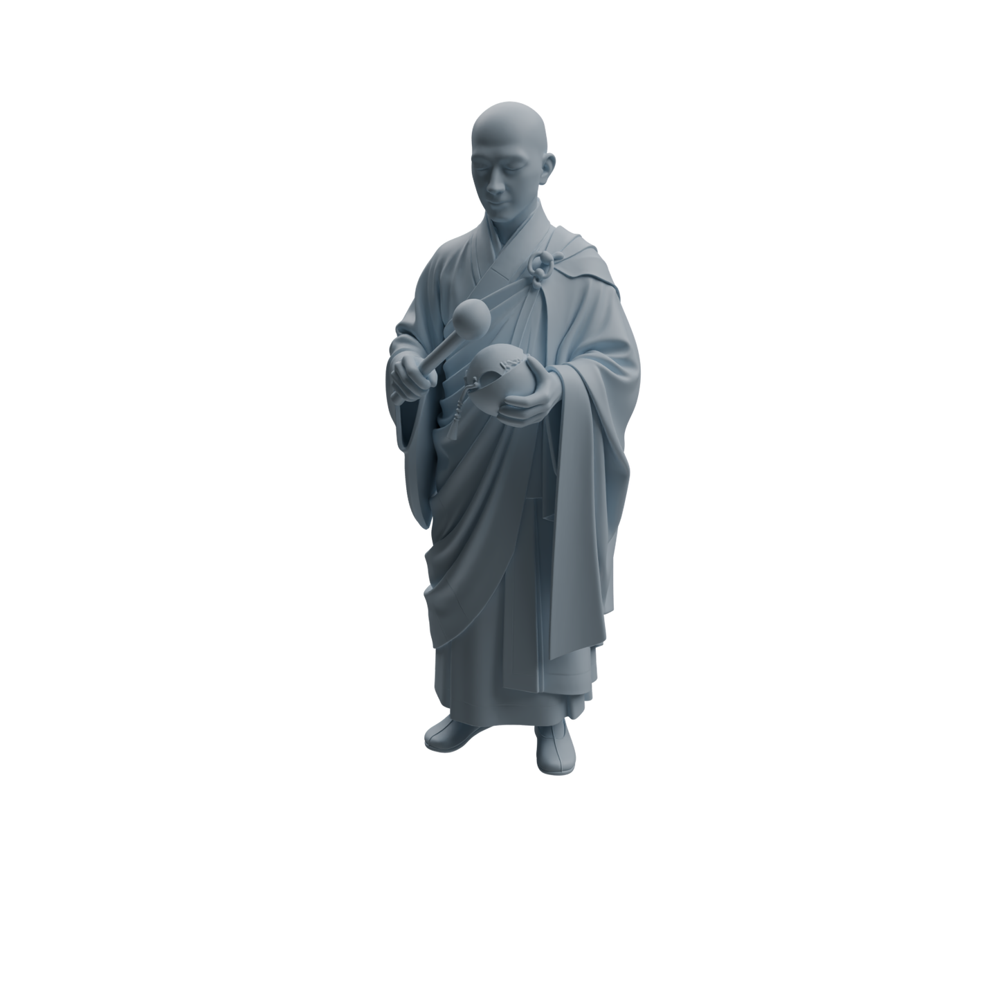 MRY-SFW LYTR1082 Monk with Ritual Tools Character Modern Model 3 pcs