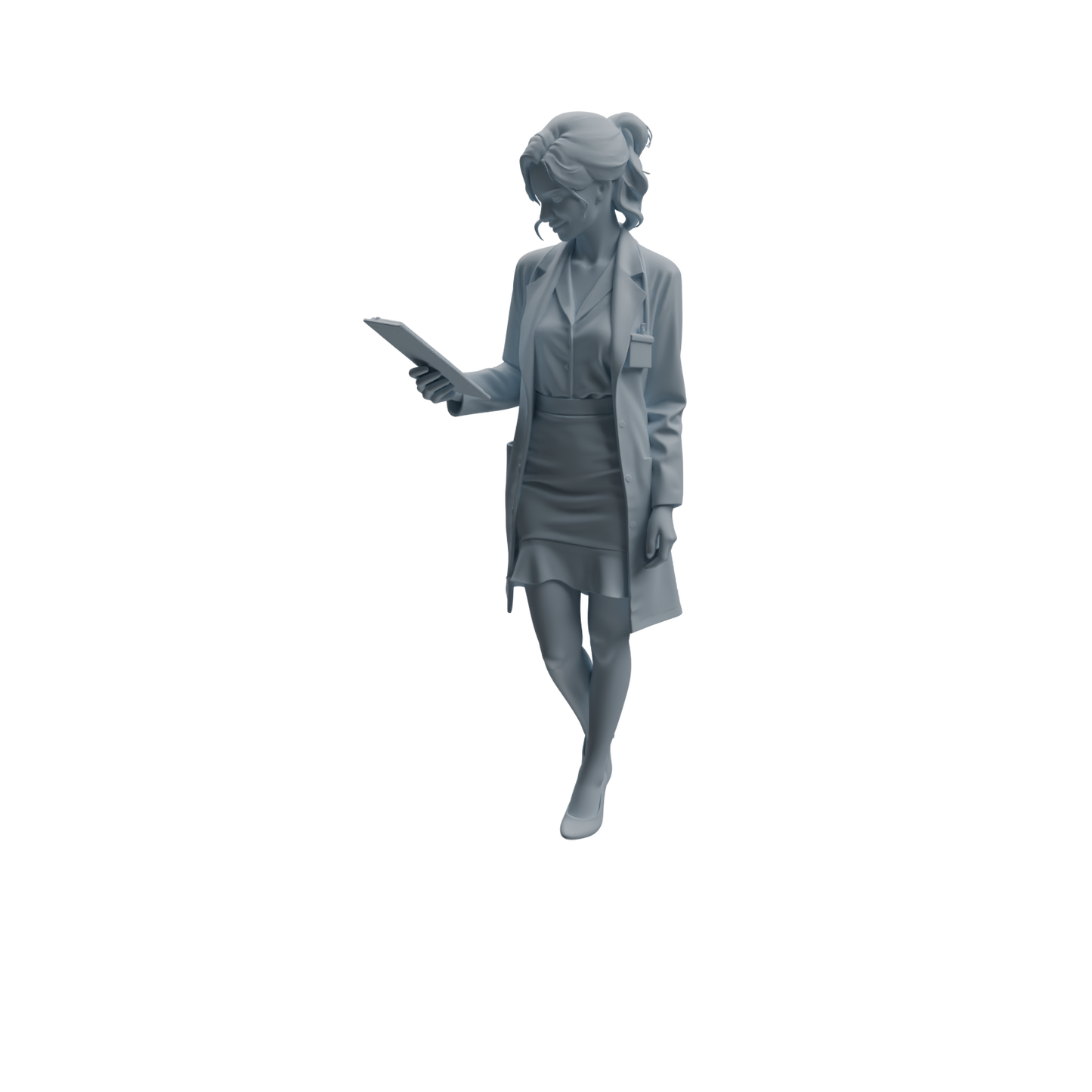 MRY-SFW LYTR1004 Female Medical Staff in Uniform Character Modern Model 4 pcs