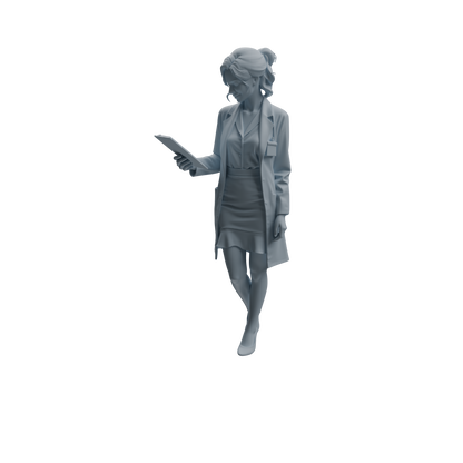 MRY-SFW LYTR1004 Female Medical Staff in Uniform Character Modern Model 4 pcs