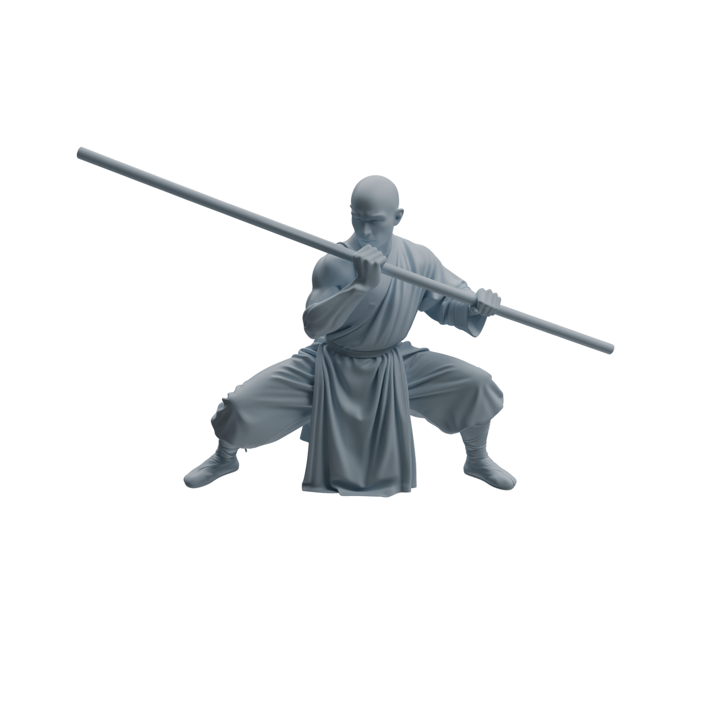 MRY-SFW LYTR1076 Kung Fu Martial Monk Character Modern Model 3 pcs