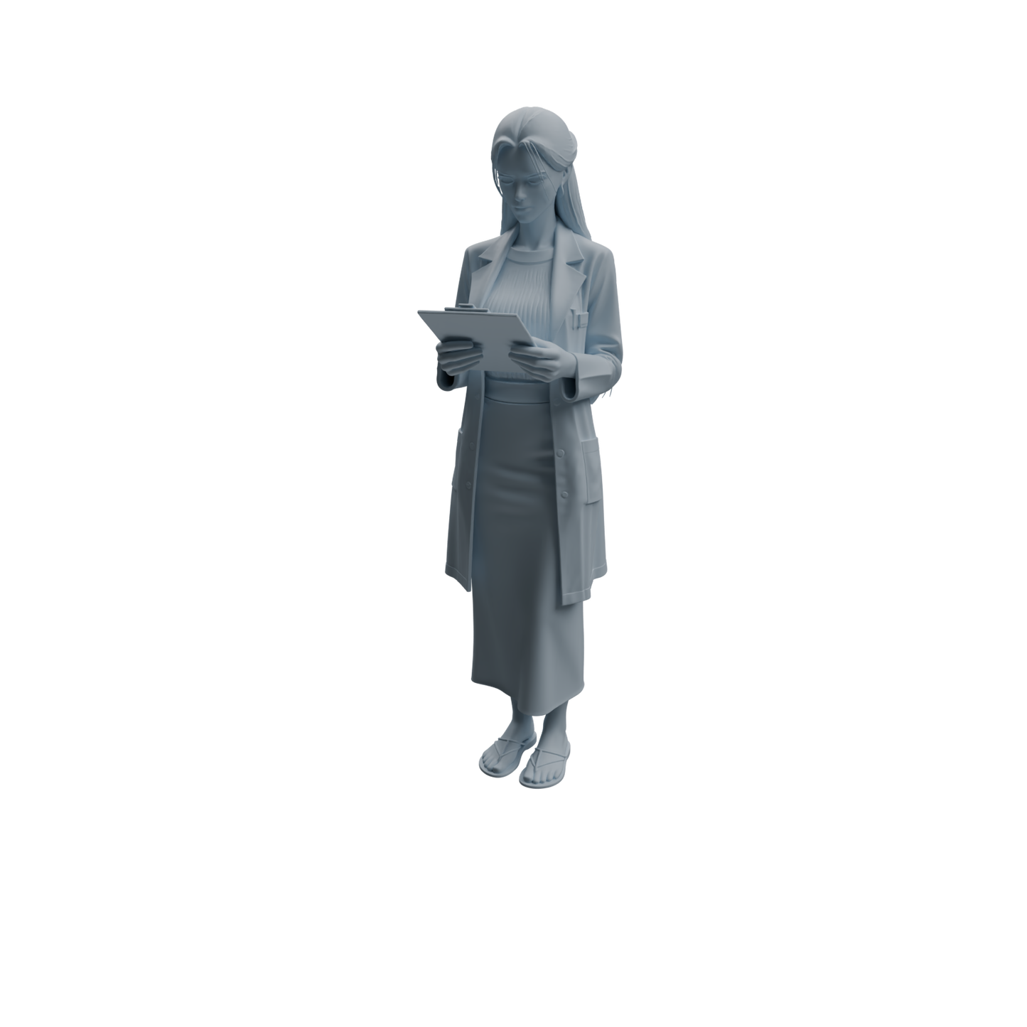 MRY-SFW LYTR1006 Female Doctor in Clinic Scene Character Modern Model 4 pcs