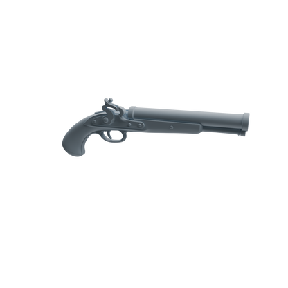 MRY-SFW LYGS442 Battle Axe and Vintage Musket Weapon Modern Model 3 pcs