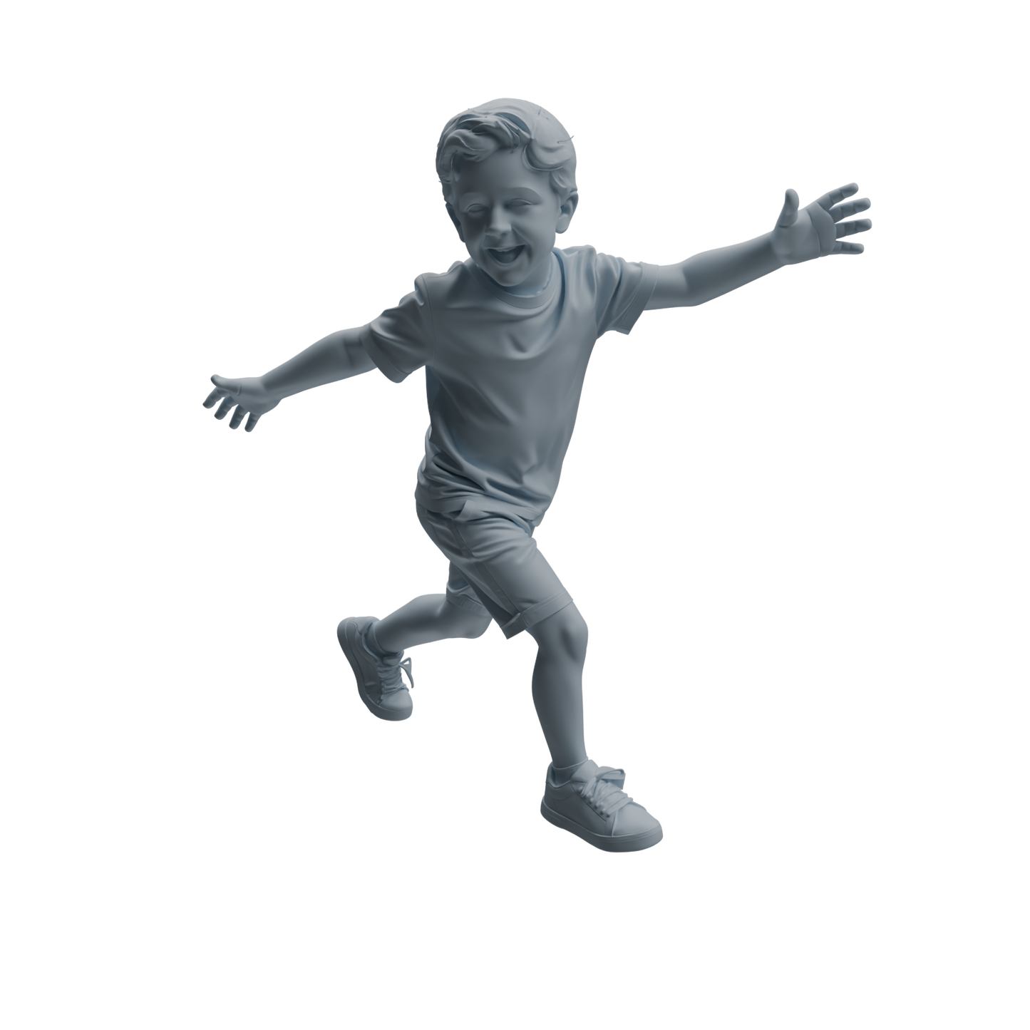MRY-SFW LYTR1034 Joyful Kids Character Modern Model 4 pcs