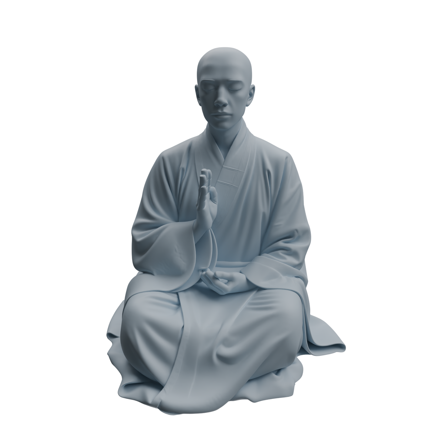 MRY-SFW LYTR1081 Buddha-worshipping Monk Character Modern Model 4 pcs