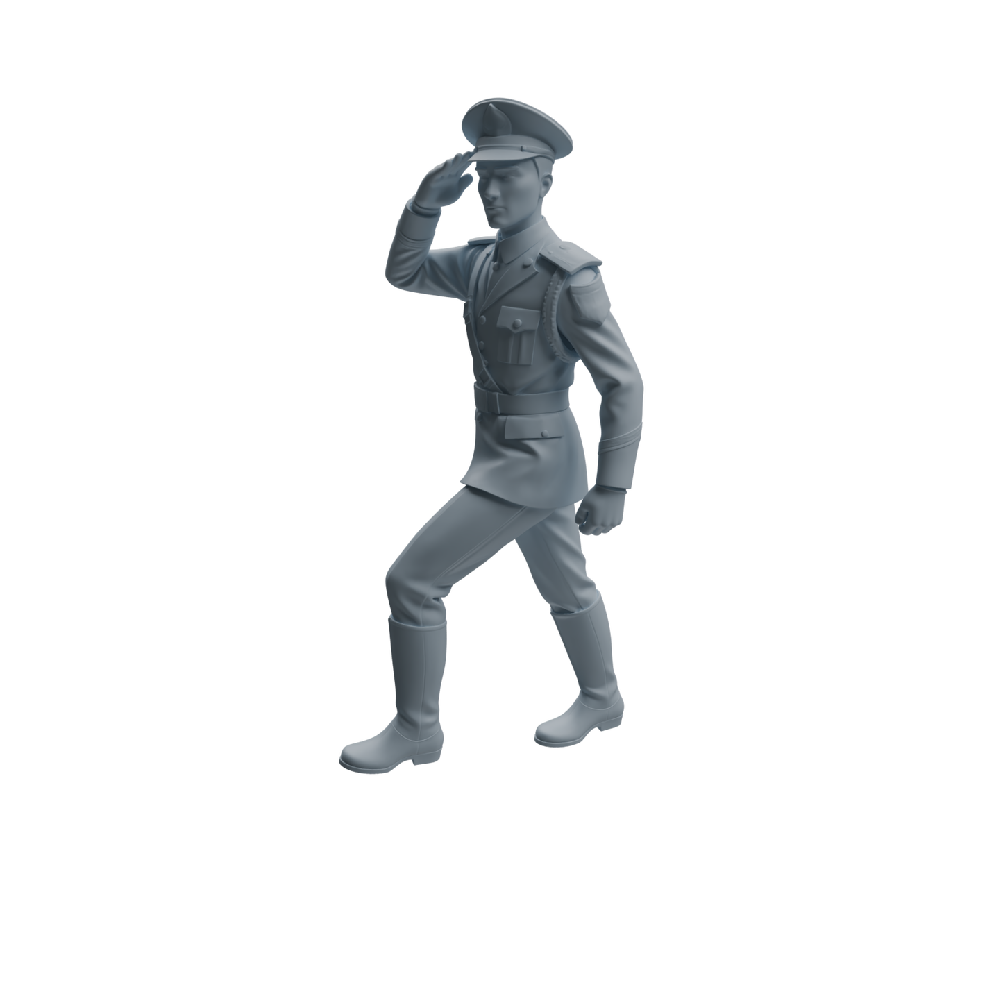 MRY-SFW LYTR947 Military Officer Man Character Modern Model 4 pcs