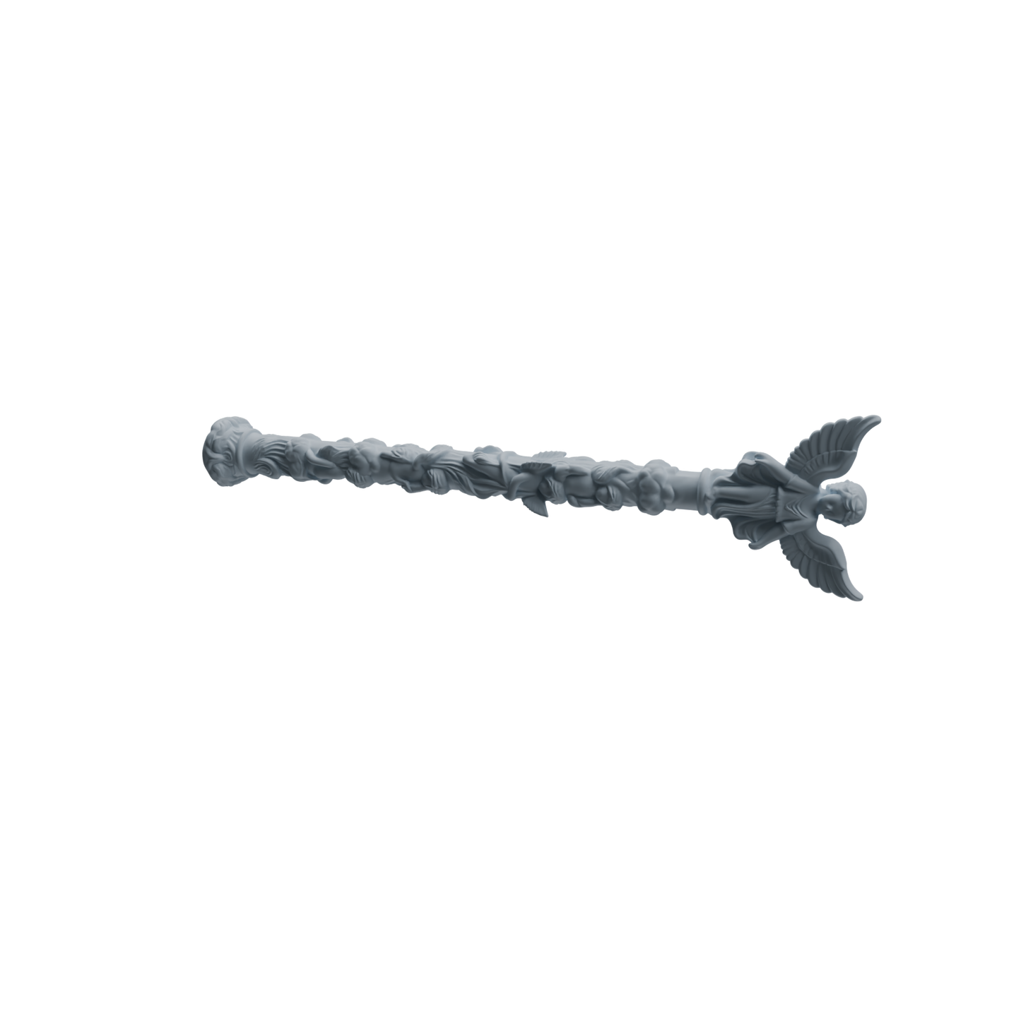 MRY-SFW LYGS424 Winged Decorative Scepter and Trident Weapon Modern Model 4 pcs