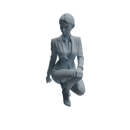 MRY-SFW LYTR975 Business-Suit Office Woman Character Modern Model 4 pcs