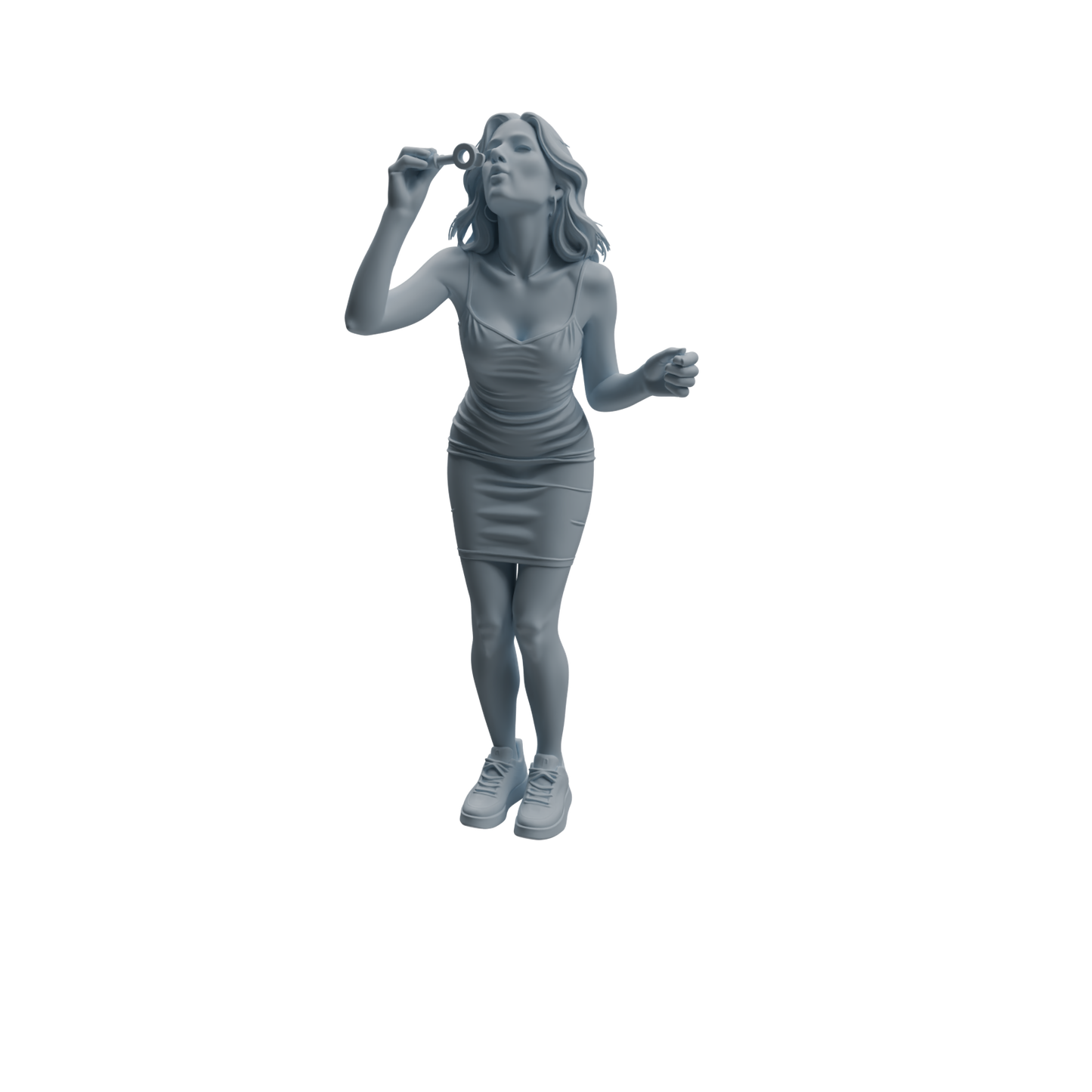 MRY-SFW LYTR1042 Joyful Interactive Female Character Modern Model 4 pcs