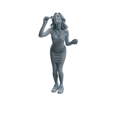 MRY-SFW LYTR1042 Joyful Interactive Female Character Modern Model 4 pcs