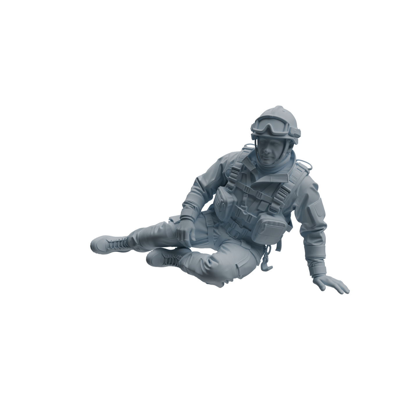 MRY-SFW LYTR1067 Rescue Tactical Pose Firefighter Character Modern Model 3 pcs