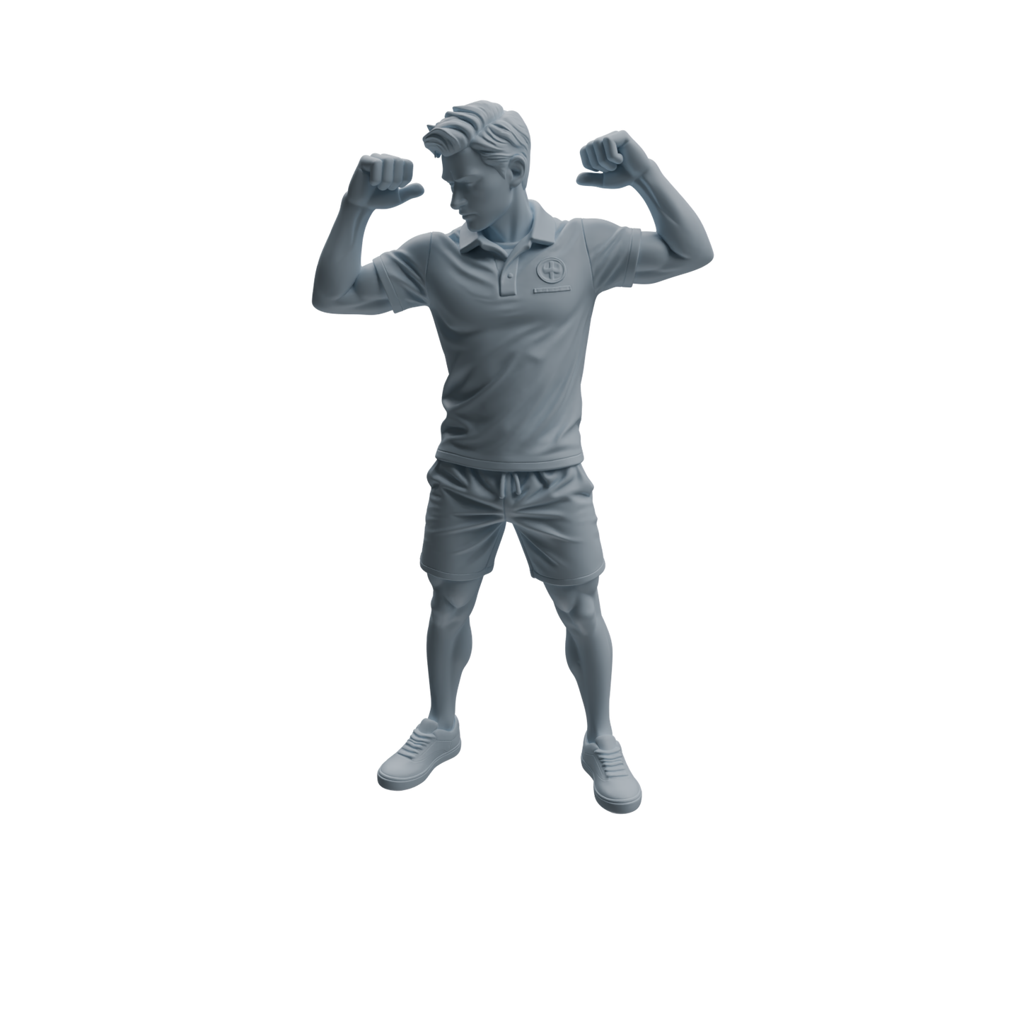 MRY-SFW LYTR1009 Male Lifeguard on Beach Character Modern Model 3 pcs
