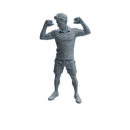 MRY-SFW LYTR1009 Male Lifeguard on Beach Character Modern Model 3 pcs