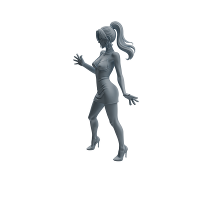 MRY-SFW LYTR929 Nightclub Dancer Woman Character Modern Model 4 pcs