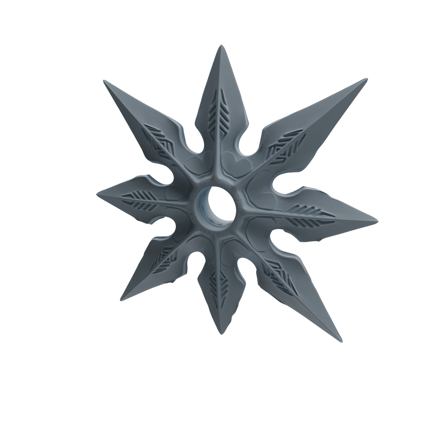 MRY-SFW LYGS451 Dragon Pattern Crossbow & Leaf Pattern Shuriken Modern Model 4 pcs