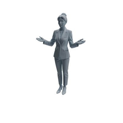 MRY-SFW LYTR961 Podium Teaching Teacher Character Modern Model 4 pcs