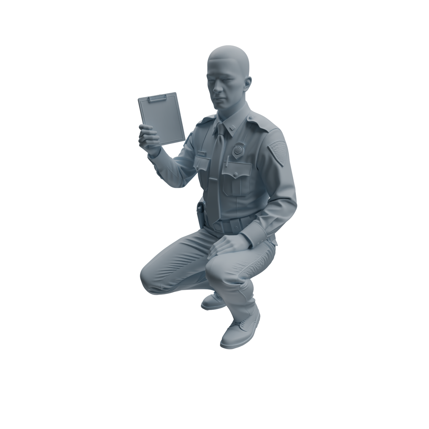 MRY-SFW LYTR960 Multi-Scene On-Duty Male Police Officer Character Modern Model 4 pcs