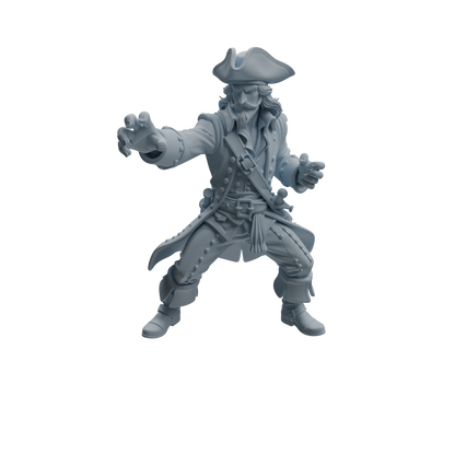 MRY-SFW LYTR1097 Combat Pose Pirate Character Modern Model 4 pcs