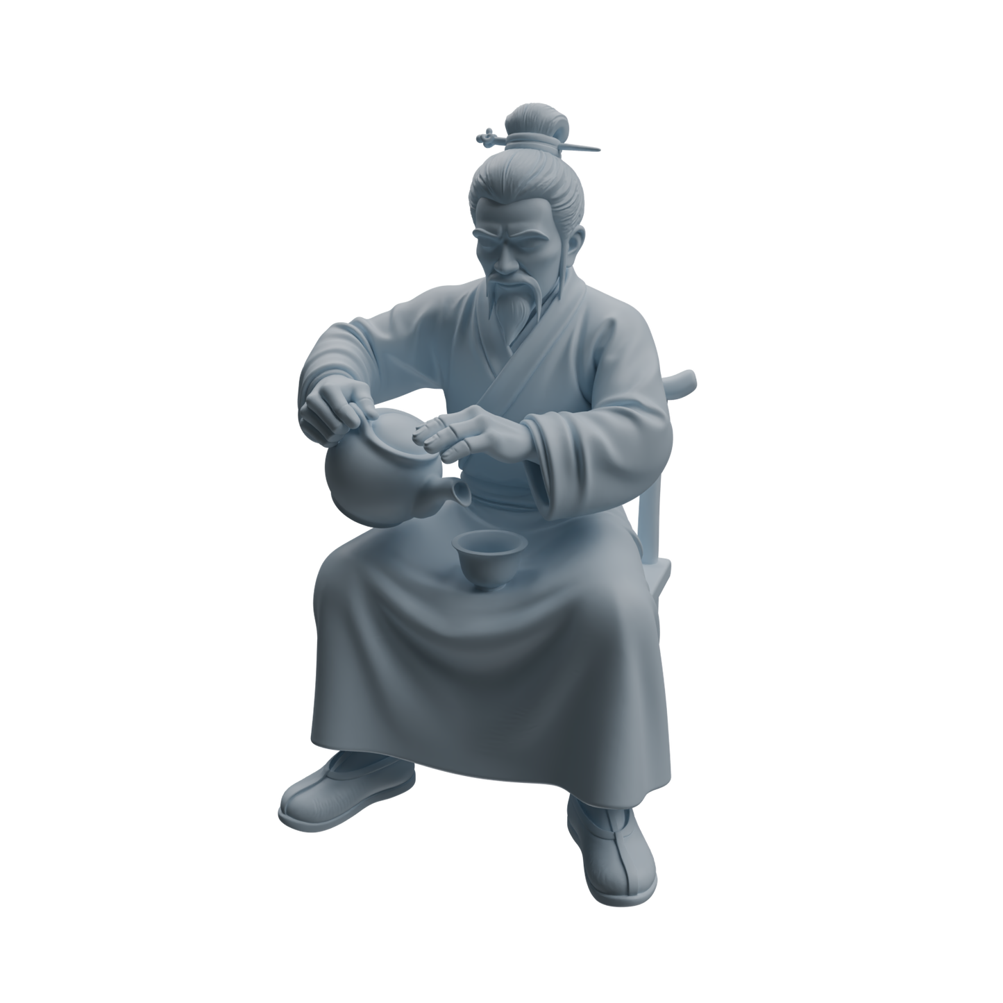 MRY-SFW LYTR978 Ancient Tea Ceremony Character Modern Model 3 pcs