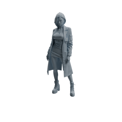 MRY-SFW LYTR1000 Female Doctor Character Model Modern 4 pcs