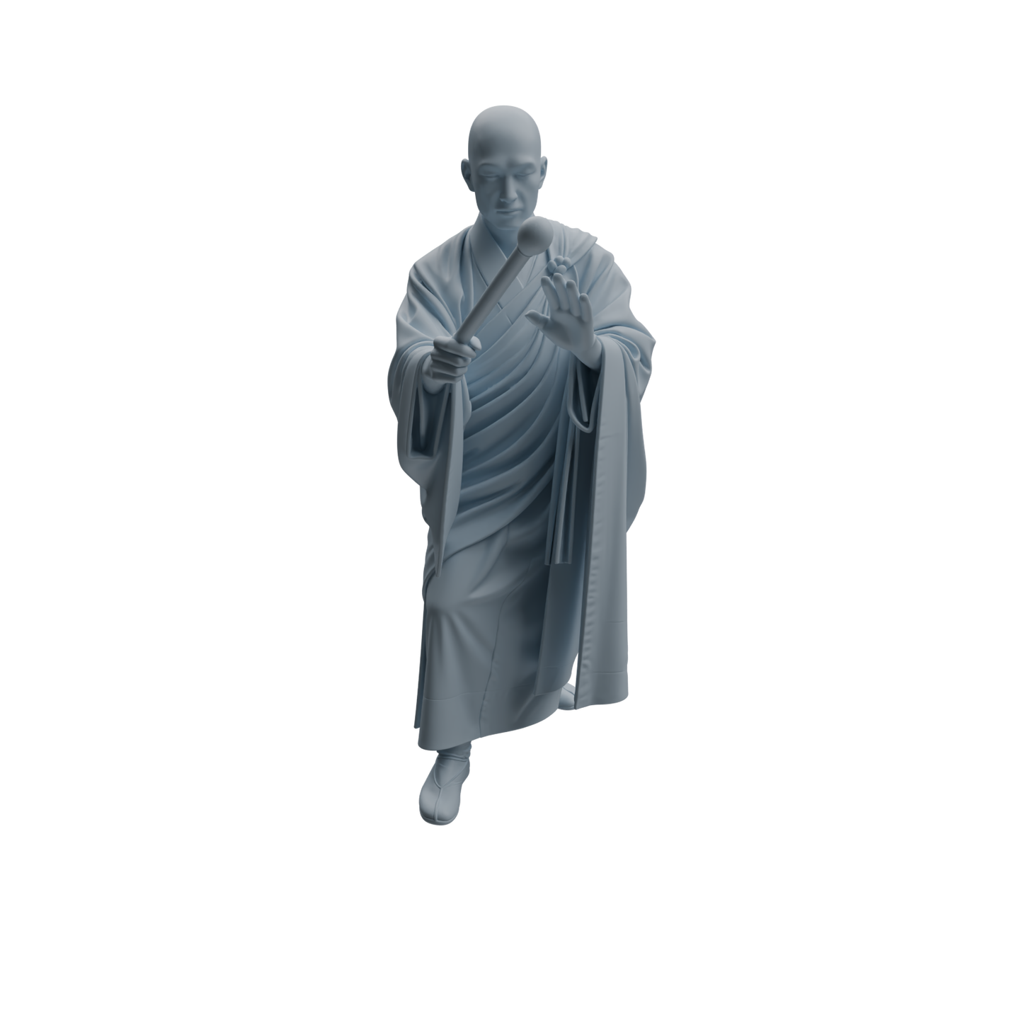 MRY-SFW LYTR1085 Martial Monk with Ritual Tools Character Modern Model 4 pcs