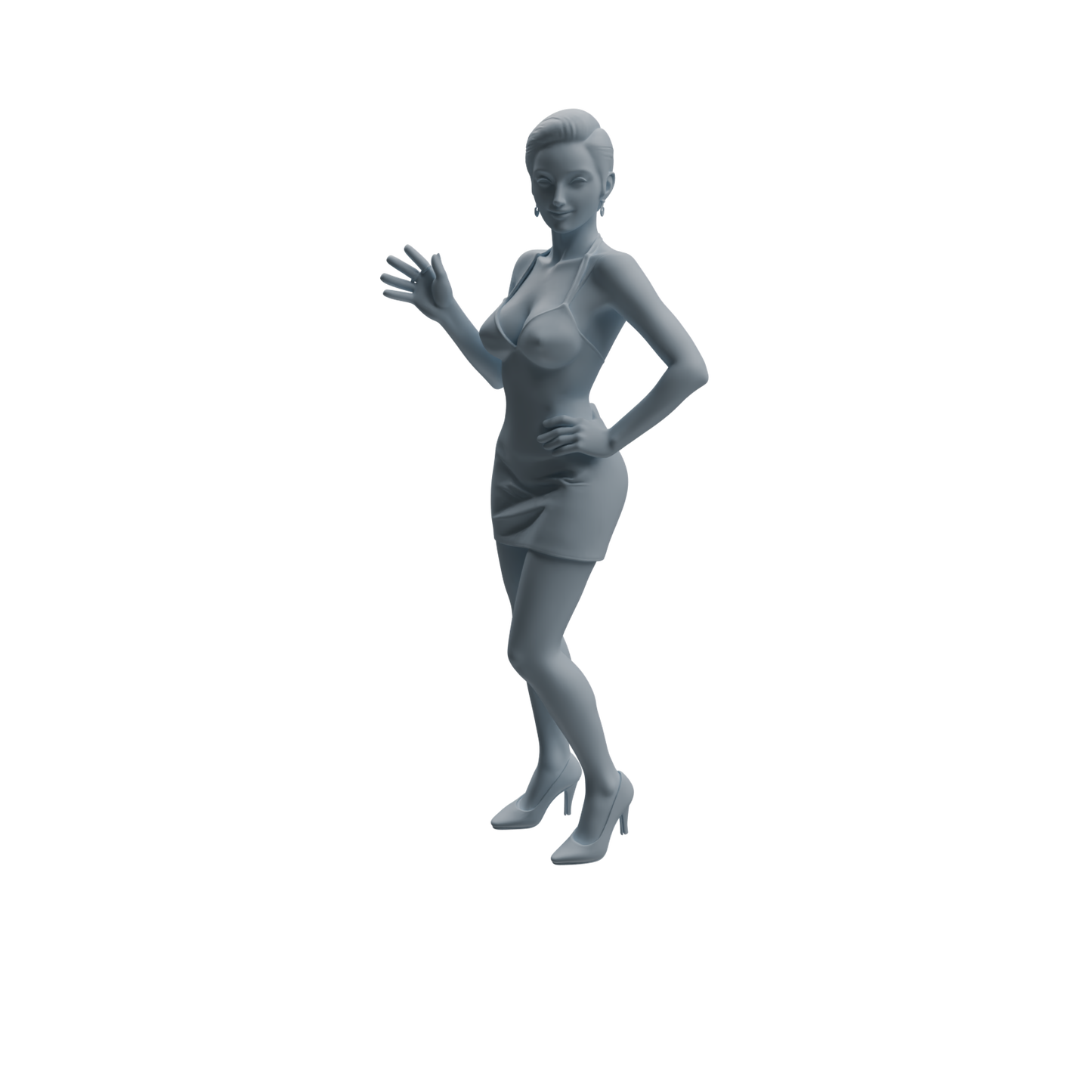 MRY-SFW LYTR930 Nightclub Party Woman Character Modern Model 3 pcs