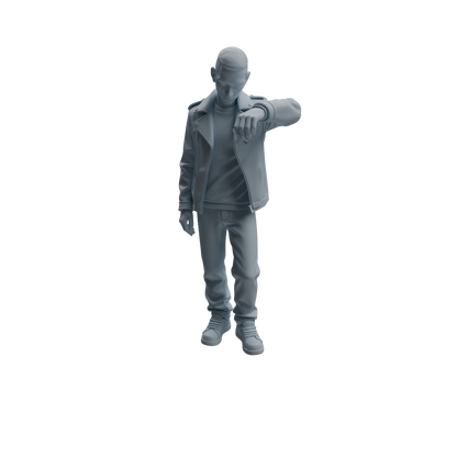 MRY-SFW LYTR939 Urban Man Character Modern Model 3 pcs