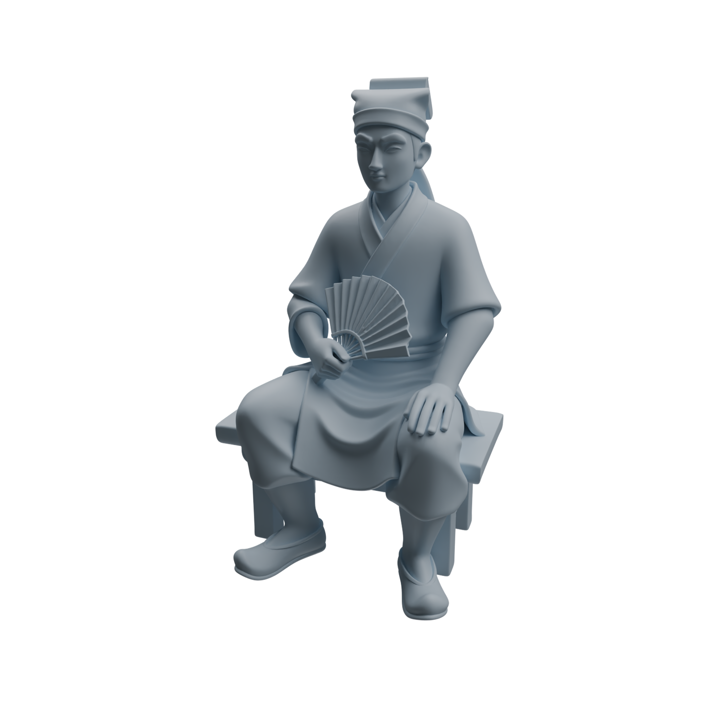 MRY-SFW LYTR979 Ancient Literati Gentleman Character Modern Model 3 pcs