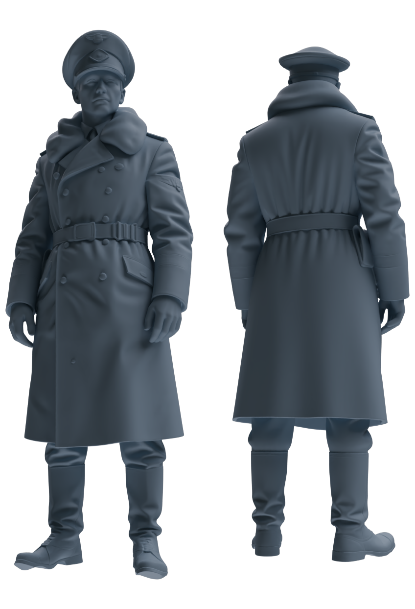 MRY-SFW LYGR705 WWII German Army War Scene Six-Person Daily Routine Group