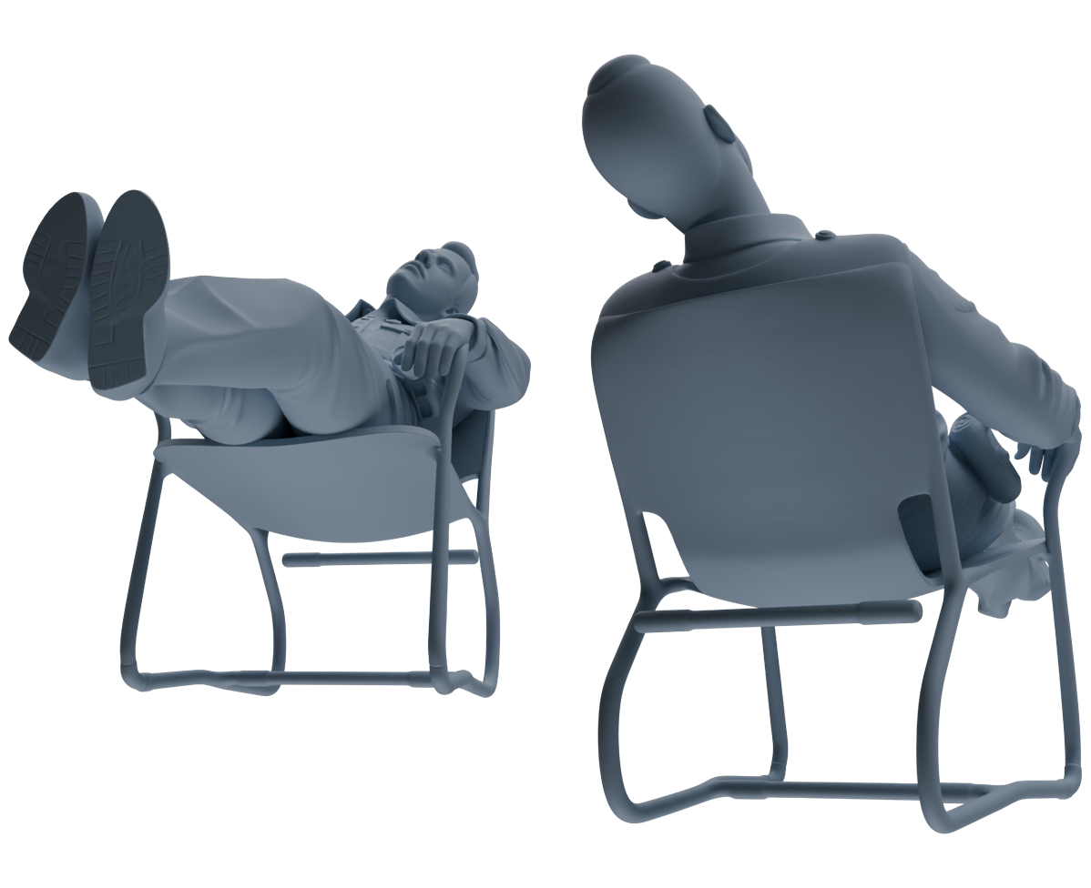 MRY-SFW LYGR679 Los Angeles Patrol Police Six-Person Rest Group