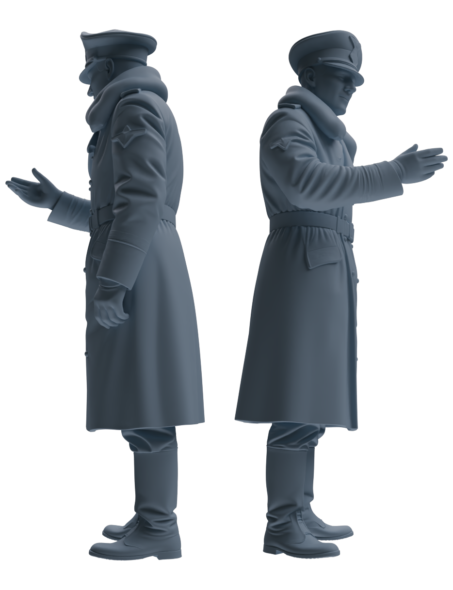 MRY-SFW LYGR706 WWII German Army War Scene Six-Person Daily Routine Group 2