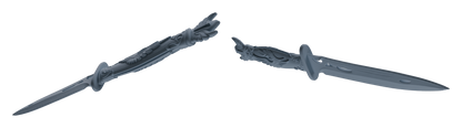 MRY-SFW LYGS398 Wing Shaped Dagger Weapon Modern Model 5 pcs