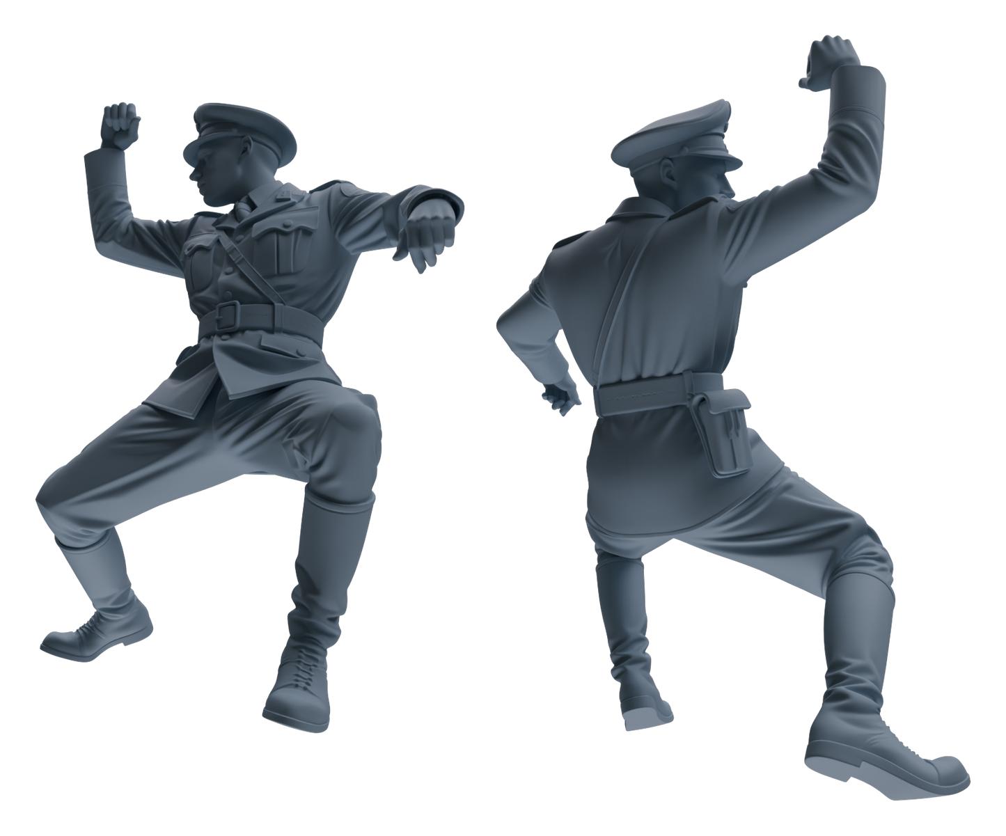 MRY-SFW LYGR586 WWII French Army Five-Person Dancing Group