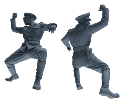 MRY-SFW LYGR586 WWII French Army Five-Person Dancing Group