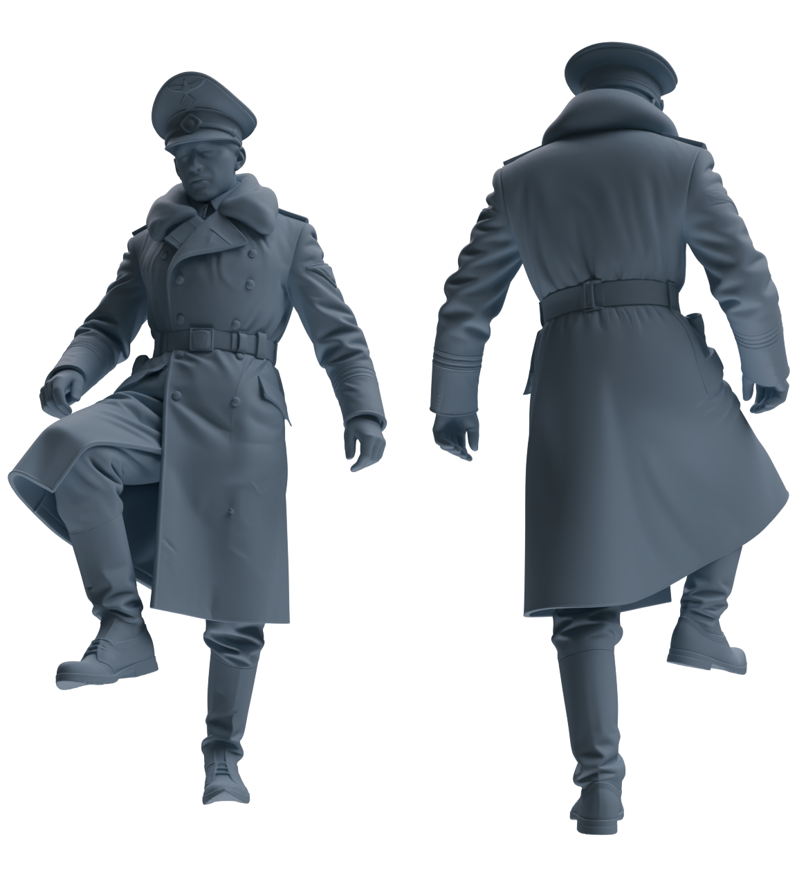 MRY-SFW LYGR707 WWII German Army War Scene Six-Person Daily Routine Group 3