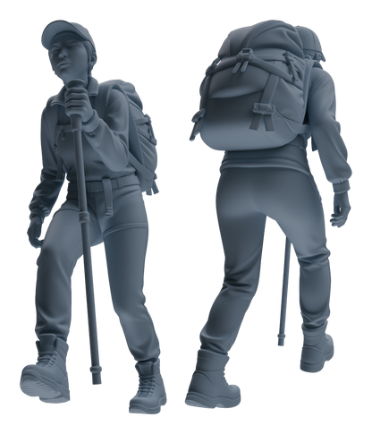 MRY-SFW LYTR904 Outdoor Hiker Modern Model 3 pcs