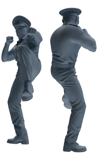 MRY-SFW LYGR763 Modern Hong Kong Police Six-Person Combat Group