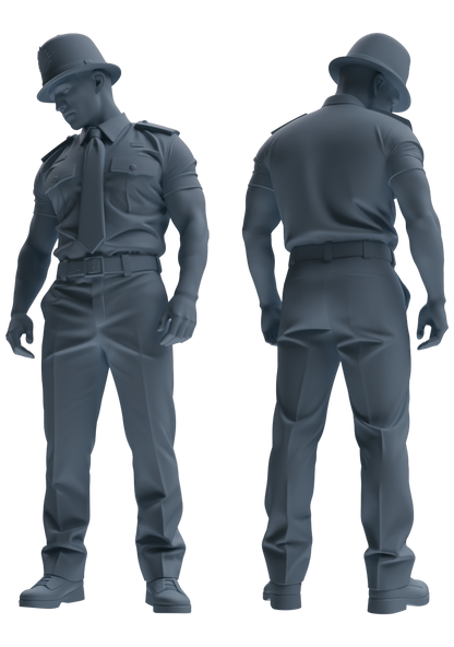 MRY-SFW LYGR806 Modern British Police Six-Person Punishment Group