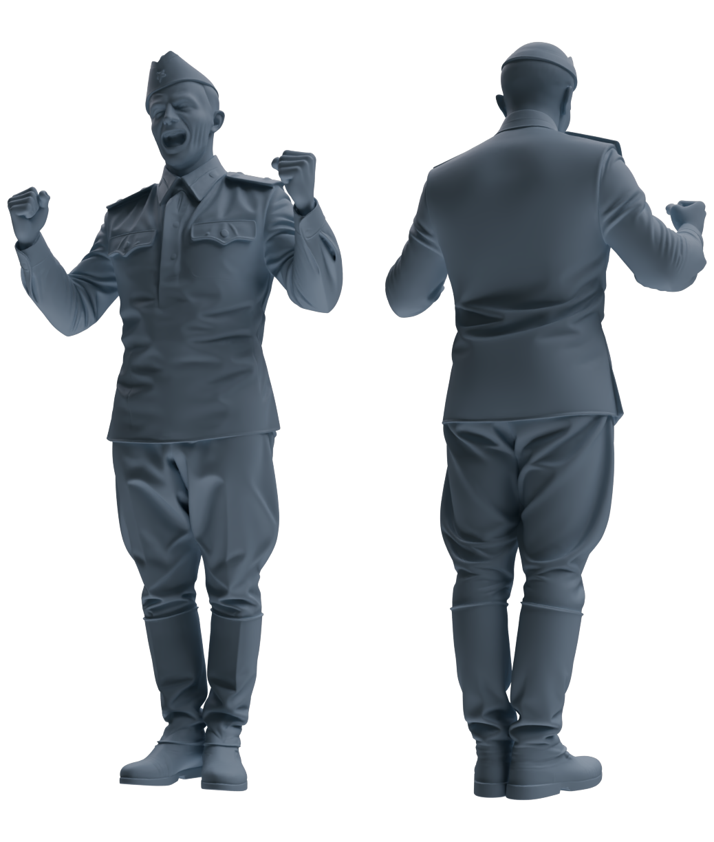 MRY-SFW LYGR735 WWII Soviet Army War Scene Six-Person Entertainment Group