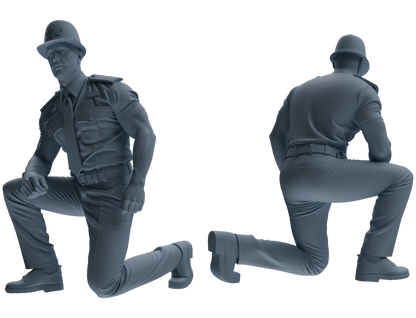 MRY-SFW LYGR798 Modern British Police Six-Person Scolding Group