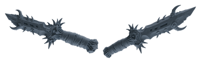MRY-SFW LYGS404 Dark Style Dagger Weapon Modern Model 5 pcs