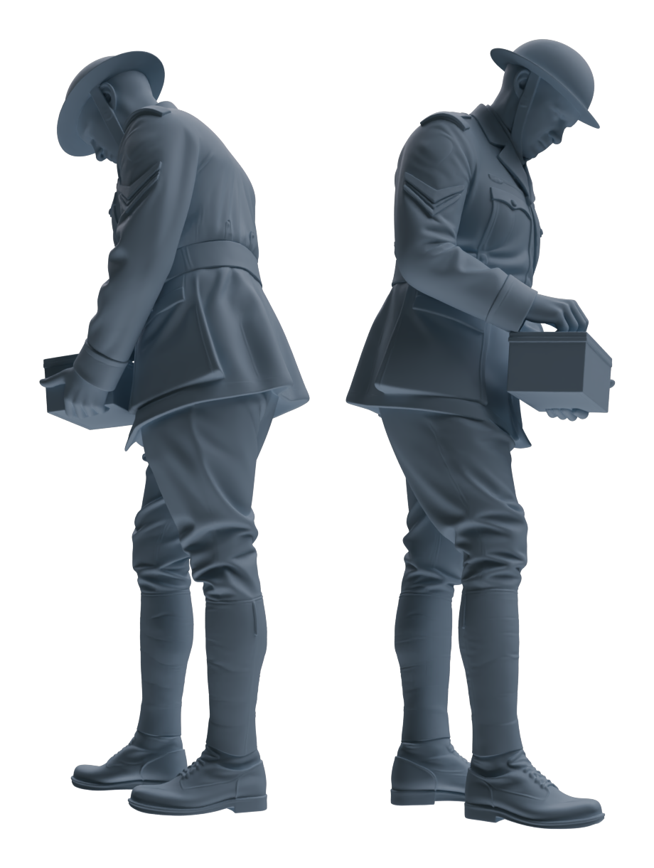 MRY-SFW LYGR604 Historical WWII British Army Six-Person Combat Readiness Group