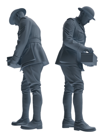MRY-SFW LYGR604 Historical WWII British Army Six-Person Combat Readiness Group