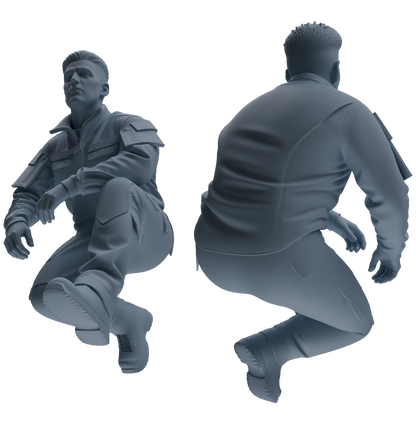 MRY-SFW LYGR688 Modern U.S. Military Six-Person Crawling Group