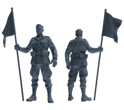 MRY-SFW SSTR176 Miniatures Soldier Model Kit Special Forces Soldier Modern Model 3 pcs