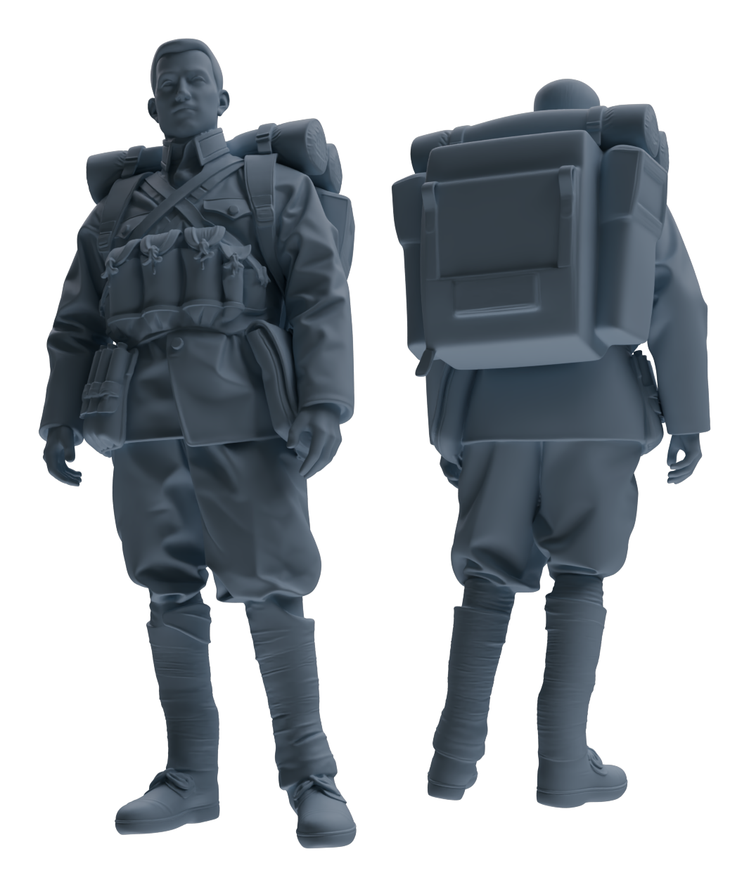 MRY-SFW LYGR605 Historical People's Liberation Army Six-Person Carrying Group
