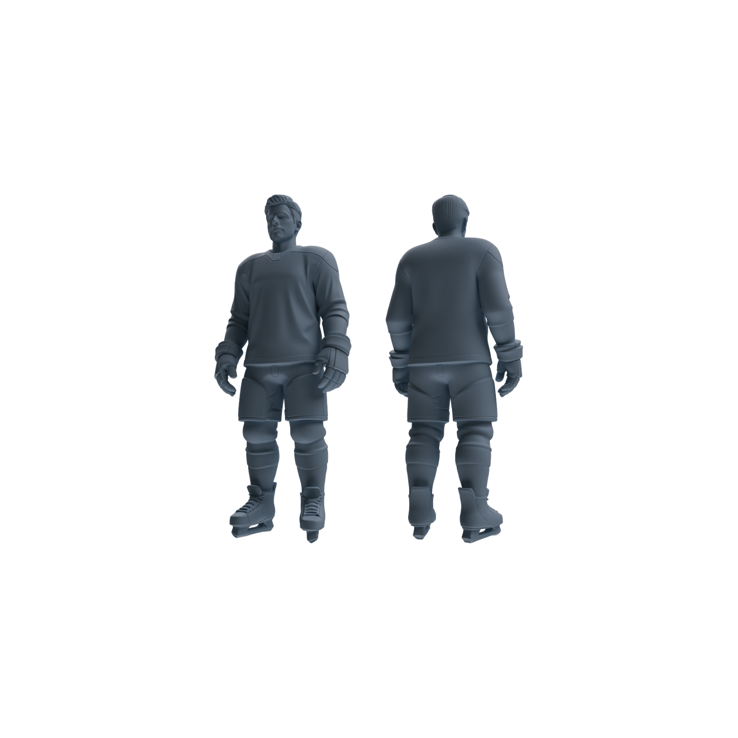 MRY-SFW LYTR794 Hockey Figure Modern Model 3 pcs Miniature Car Diorama Figures Scene Props Accessories Resin