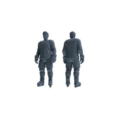 MRY-SFW LYTR794 Hockey Figure Modern Model 3 pcs Miniature Car Diorama Figures Scene Props Accessories Resin