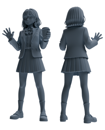 MRY-SFW LYTR896 School Uniform Girl Modern Model 3 pcs