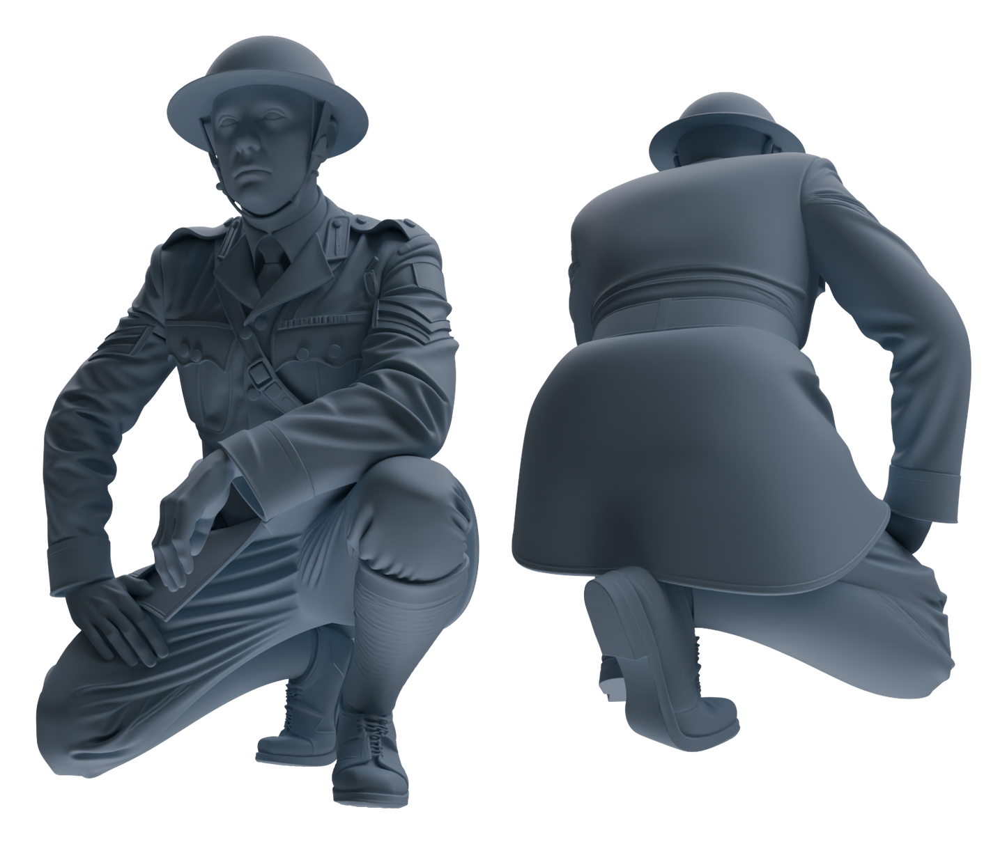 MRY-SFW LYGR601 Historical WWII British Army Seven-Person Rest Group
