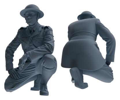 MRY-SFW LYGR601 Historical WWII British Army Seven-Person Rest Group